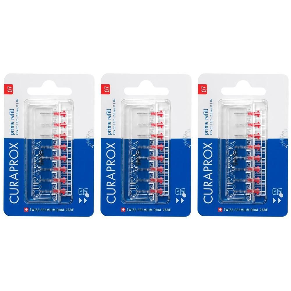 Curaprox Cps 07 Scovolino Prime Refill Red 8 Pezzi 3x8 St