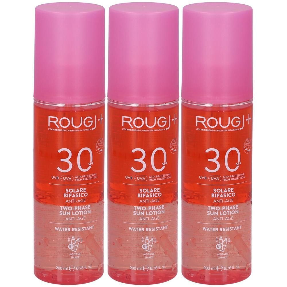 Rougj Solare Bifasico SPF30 Anti-age 3x200 ml