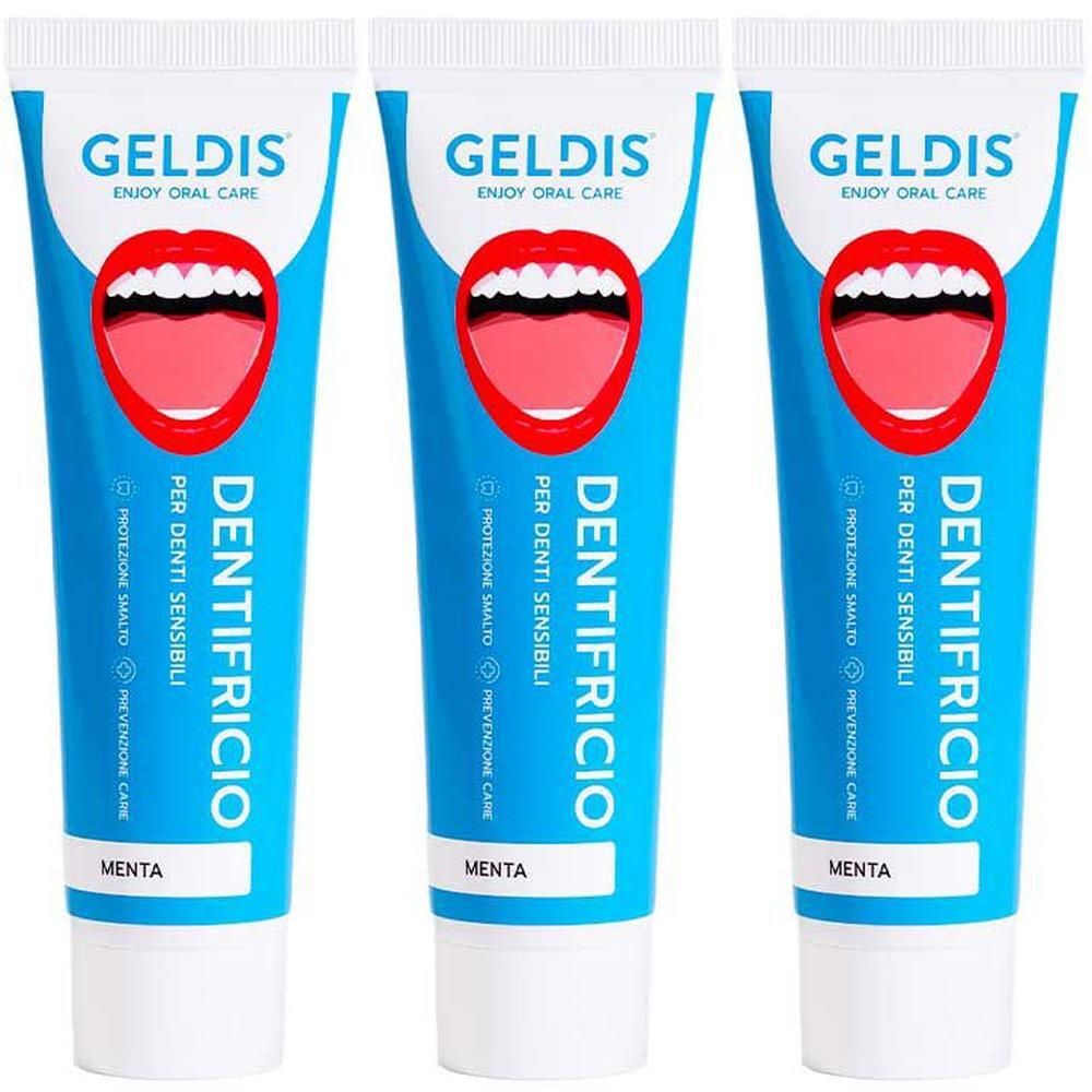 Dentifricio Geldis per denti sensibili – Menta 100ml 3x100 ml