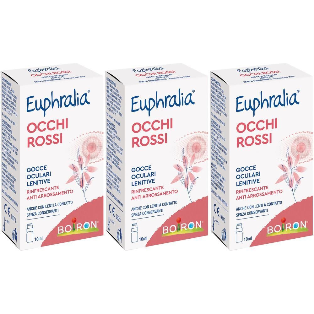Boiron Euphralia Occhi Rossi 3x10 ml Gocce oftalmiche