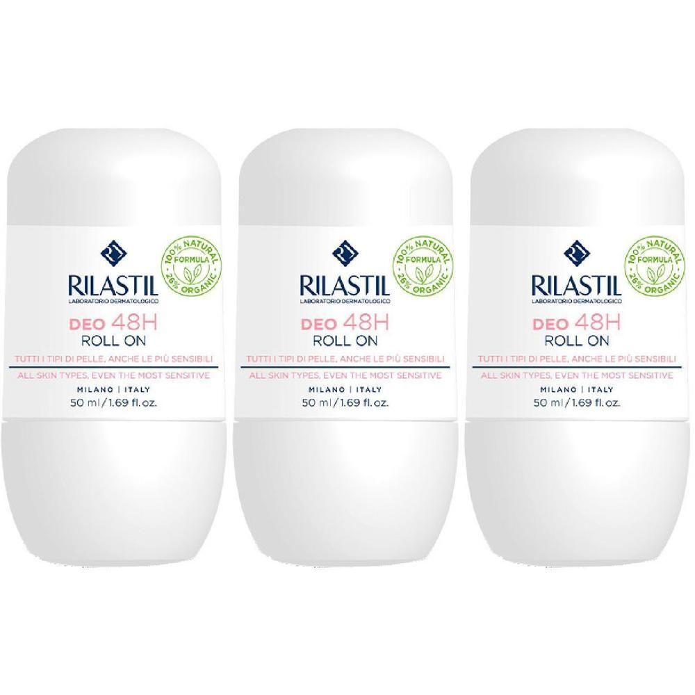 RILASTIL® Deo 48h Roll On 3x50 ml Roller