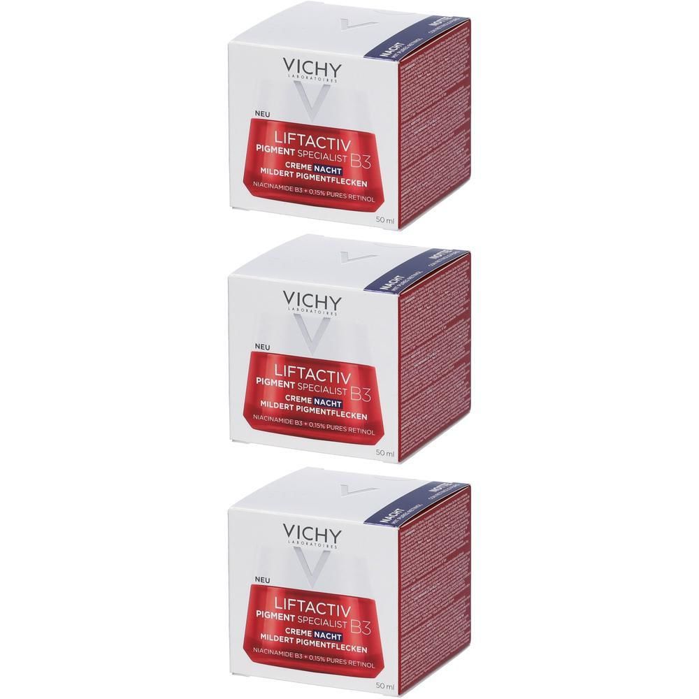 Vichy Liftactiv B3 Crema Notte con Retinolo Puro corregge macchie, rug
