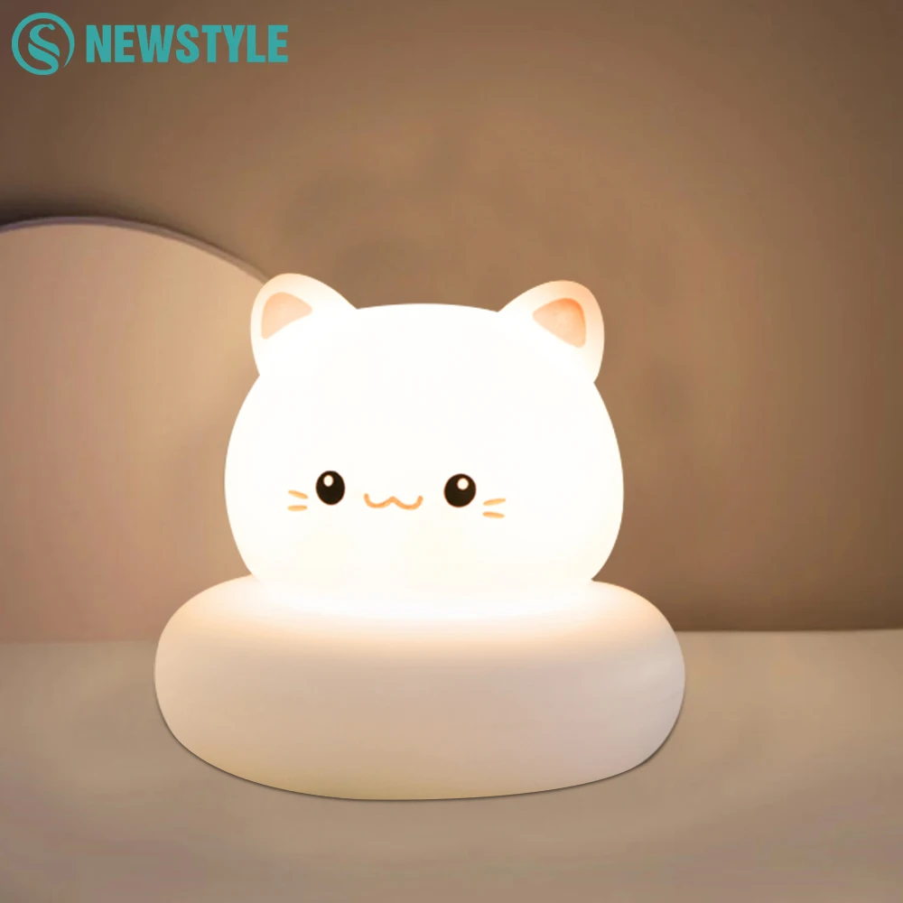 LED-Nachtlicht für Kinderzimmer, 3-stufig dimmbar, Nachttischlampe für Kinder, Touch-Licht für Babys, Jungen, Mädchen, Geschenke