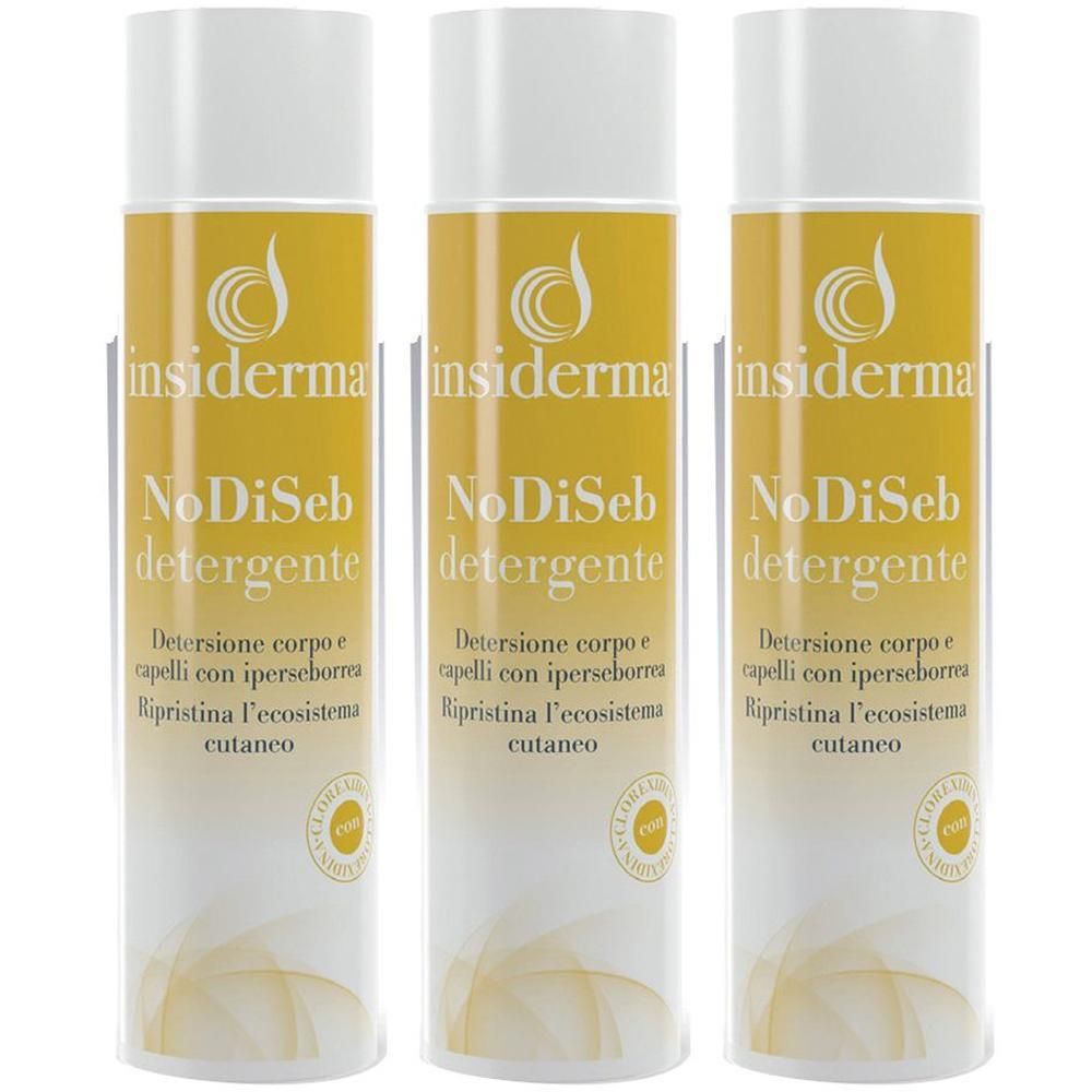 Insiderma Nodiseb Detergente 250 Ml 3x250 ml