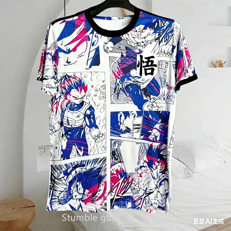 Kinder Dragon Ball Z T-Shirt Jungen Kleidung Mädchen Baseball Trikot Vegeta Damen Super Saiyan God Sportbekleidung Image