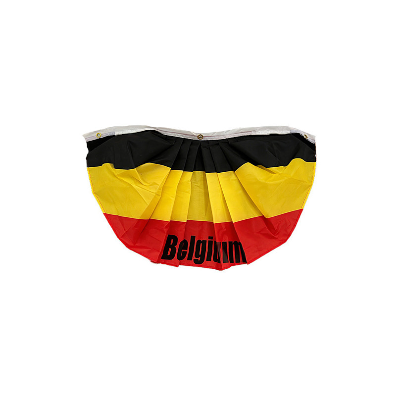 2026 North America Soccer Tournament Pleated Fan Bunting Flag, 1.53 ft Half Round Bunting Banner, Sports Match Decoration for Outdoor