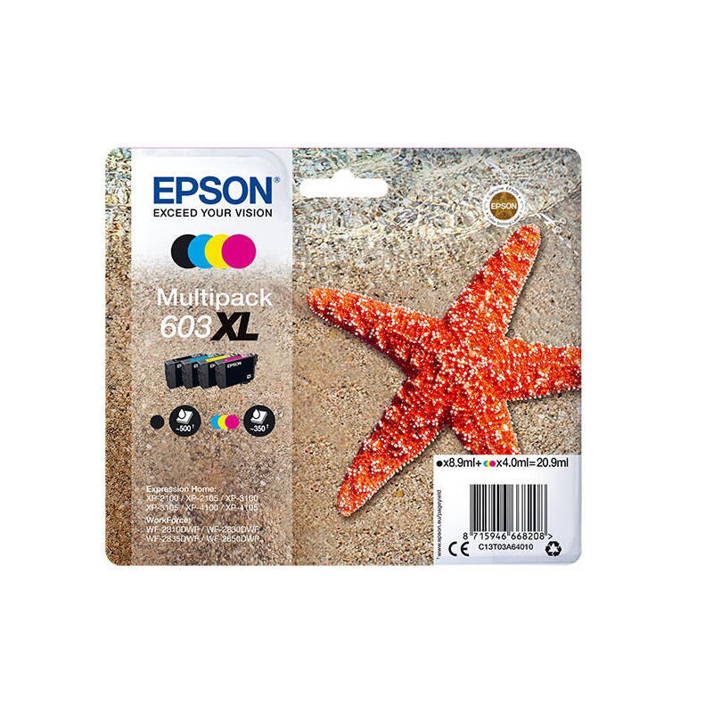 Epson Tinta Multipack Xl Starfish 4 Tinten 603Xl Rf / Am Multi Image