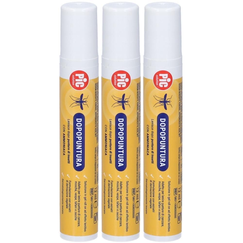 Pic Solution Dopopuntura Con Ammoniaca 3x12 ml Gel