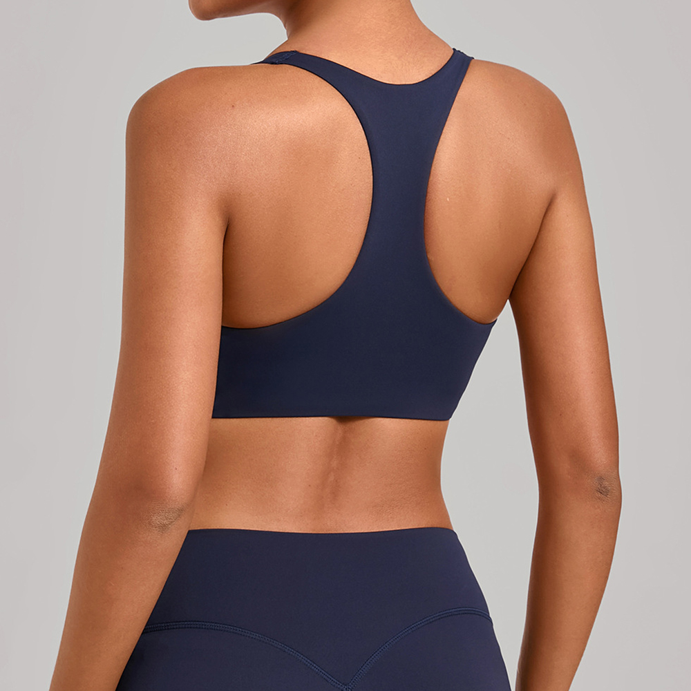 UltraSupport High Intensity Womens Sports Bra Shock Proof Yoga & Running gray blue s
