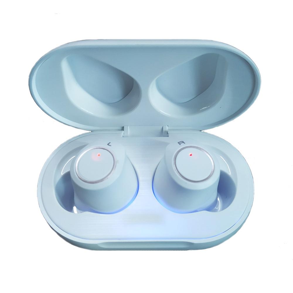 Portable Rechargeable Hearing Aid Amplifier USB Mini TWS Sound Enhancer blue