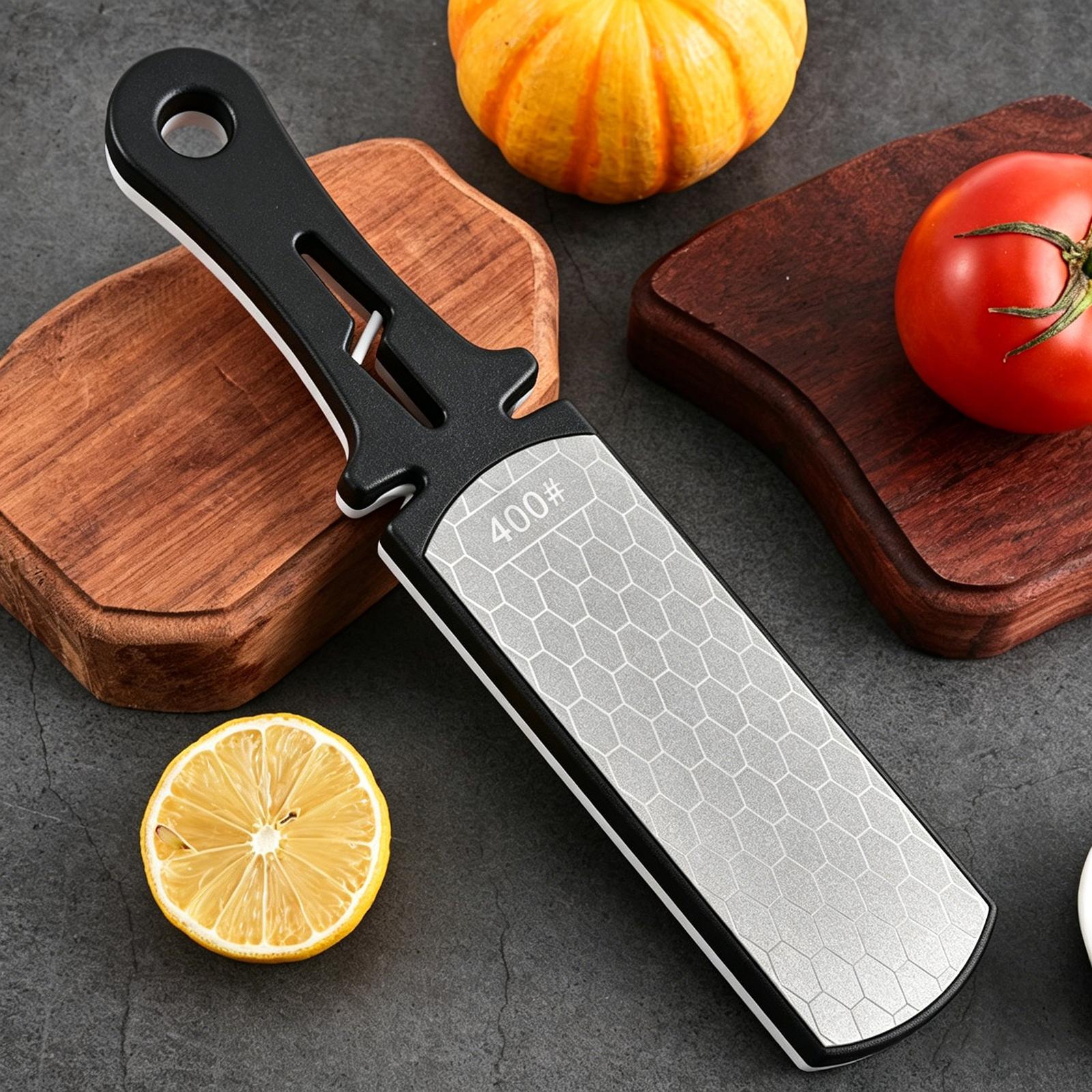 Dual Sided Knife Sharpening Stone Manual Knife Sharpener For Kitchen & Home Use Dual Sided Knife Sharpening Stone Manual Knife Sharpener For Kitchen & Home Use