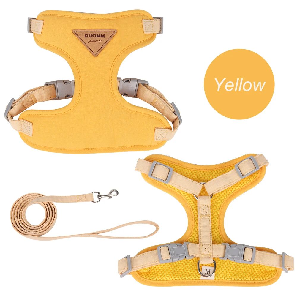 CozyPaws Cat Harness And Leash Set For Small Dogs & Kittens yellow xs advise 2 3kg