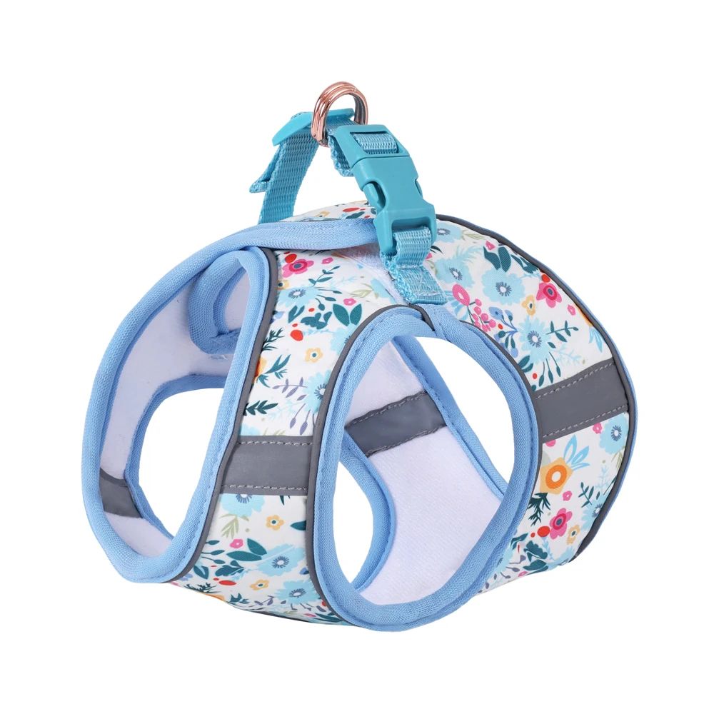 Cute Adjustable Small Dog Harness And Leash Set Soft Pet Vest For Dogs And Cats 3 s