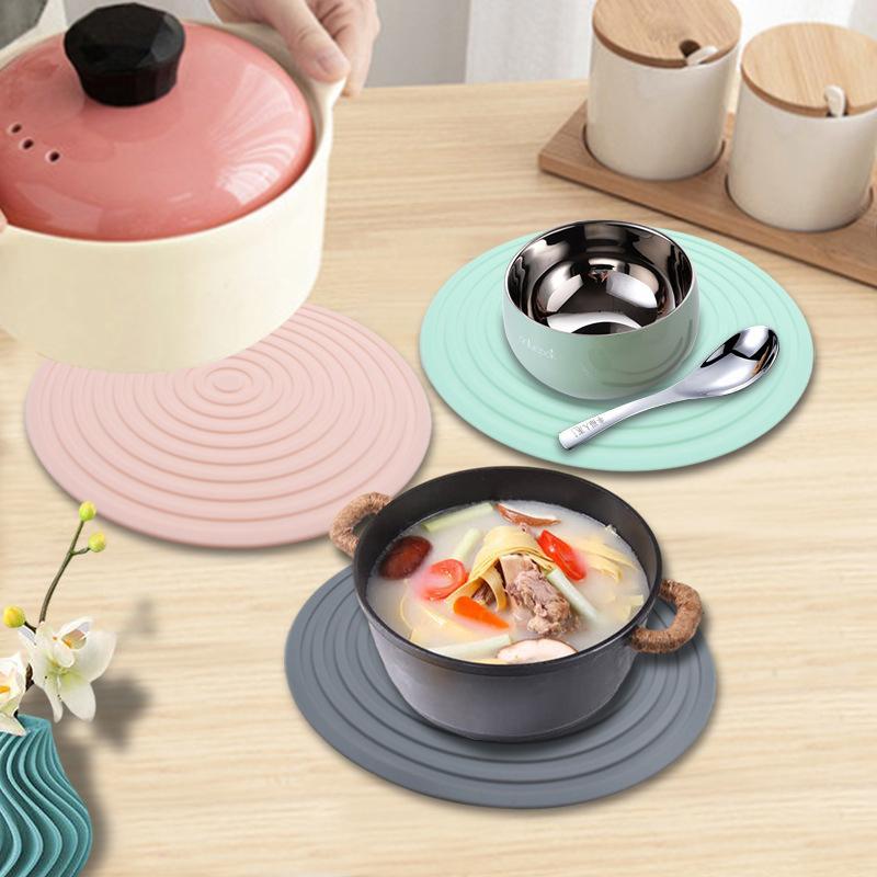 Premium Silicone Heat Resistant Kitchen Mat Anti Scald & Non Slip gray