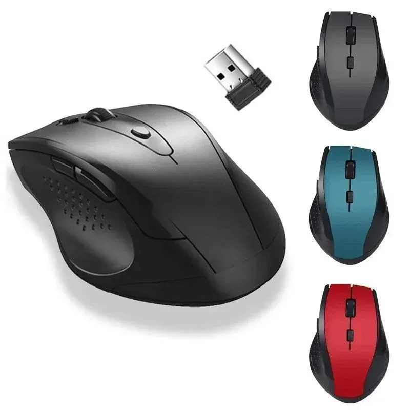 Wireless Gaming Mouse High Precision USB Receiver For PC & Laptop silver