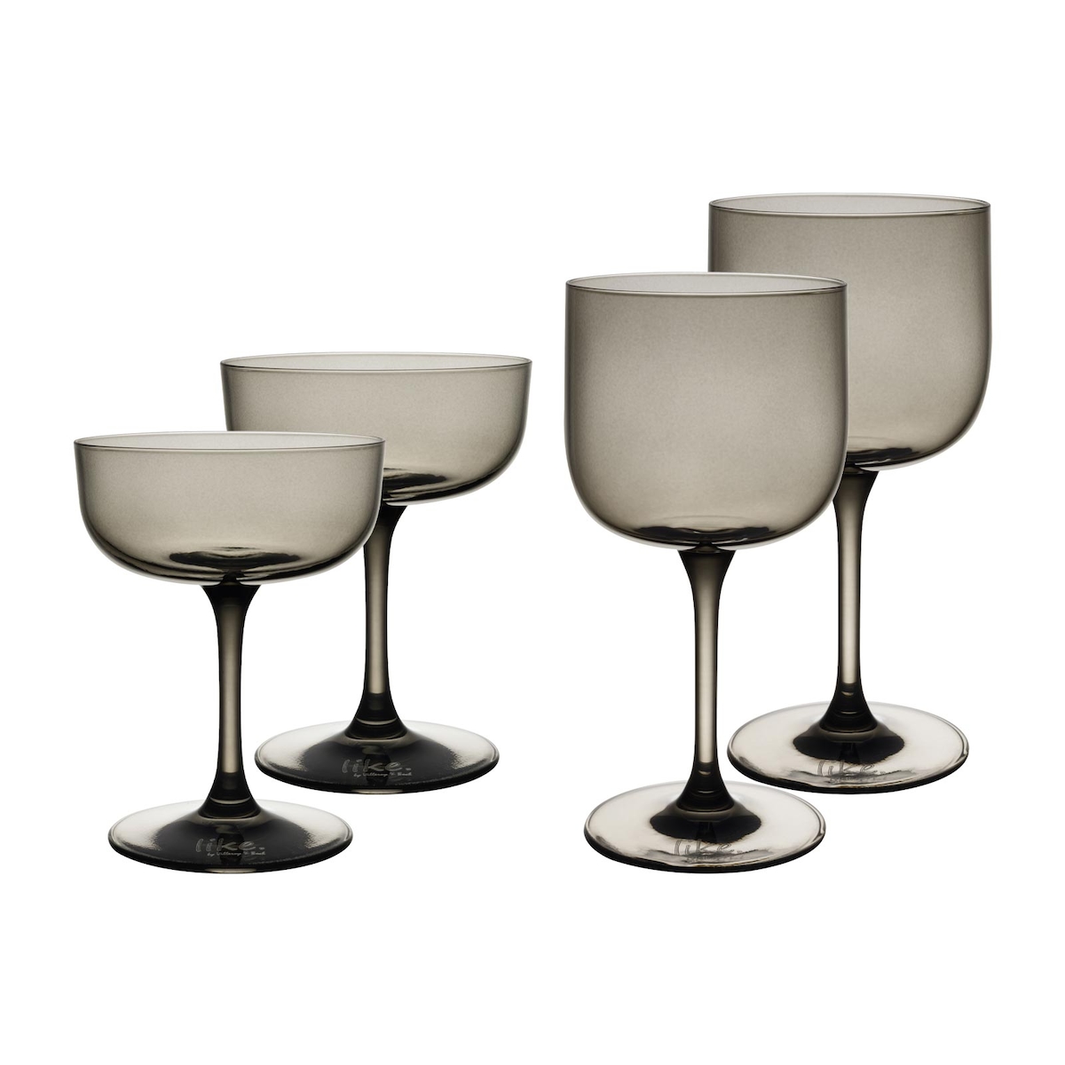 like. by Villeroy & Boch Like Glass Wein- und Sektgläser Set 4-teilig - Smoke Image