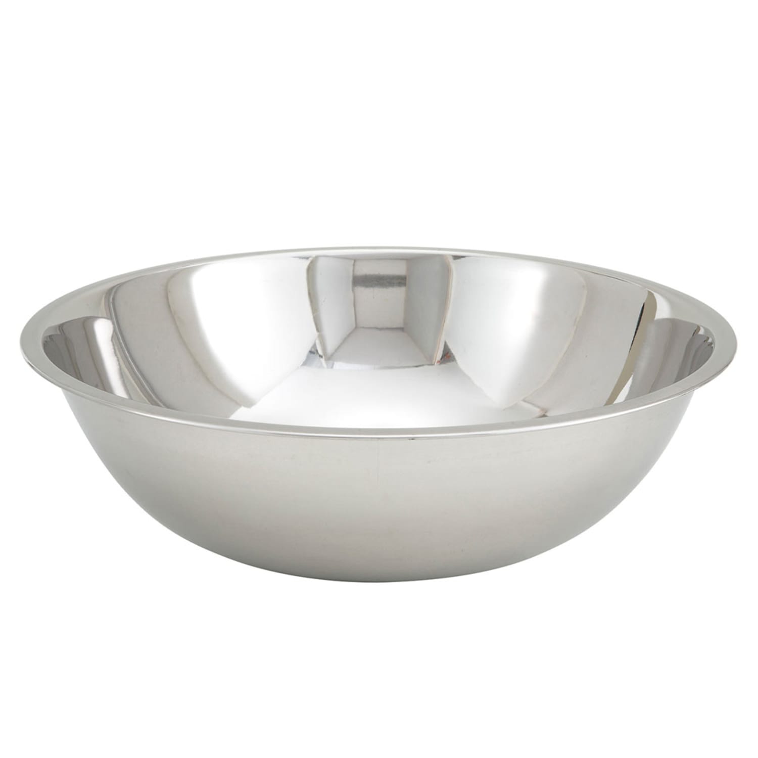 Winco MXB-1600Q 16 qt Mixing Bowl, Stainless, Silver