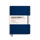 LEUCHTTURM1917 342926 Notizbuch Master Slim (A4+), Hardcover, 123 nummerierte Seiten, Marine, liniert