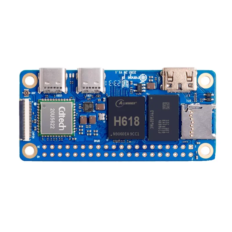 Orange Pi Zero 2W 1,5GB 2GB RAM DDR4 Mini-PC Allwinner H618 LPDDR4 Quad-Core 64-Bit Einplatinen-Computer mit WLAN