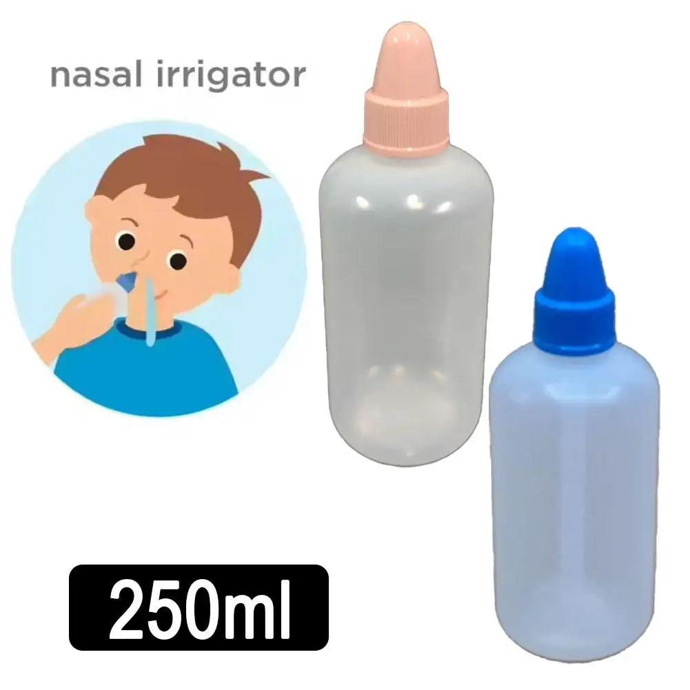 250 ml Nasenspülflasche, Nasenspül-Sprühflasche, Nasenreiniger, Nasenschutz, vermeidet allergische Rhinitis, Neti Pot für Erwachsene und Kinder Image