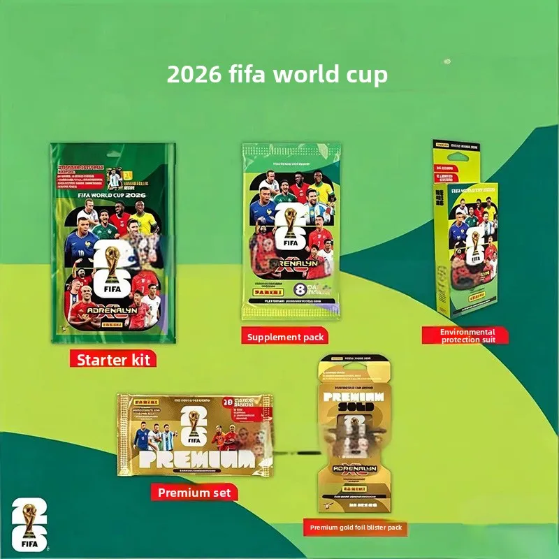 Original Panini 2026 FIFA Weltmeisterschaft USA Kanada Mexiko Limitierte Auflage Fußball-Münzkarten Mystery Box Fan-Kollektion Lizenziert Image