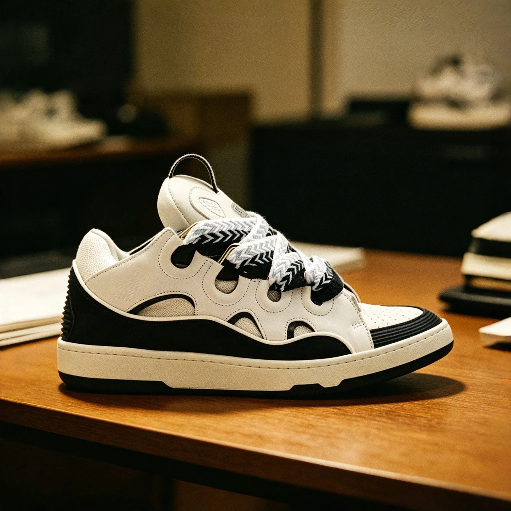 Herren- und Damen-Original-Sportschuhe mit Dicker Sohle Modische Freizeitschuhe für Paare Skateboard-Schuhe