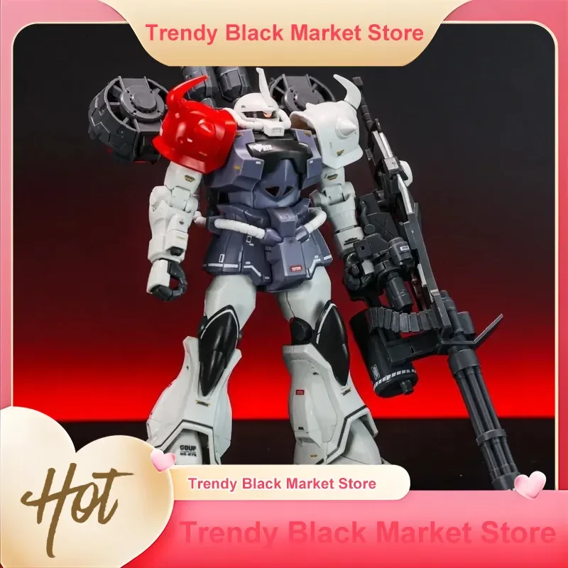B3 Gouf HG 1/144 Maßstab Weiß-Rot Leader Farbvariante mit Schwerer Kanone Spezialtyp mit Flugrucksack Bausatz Modell Actionfigur Image