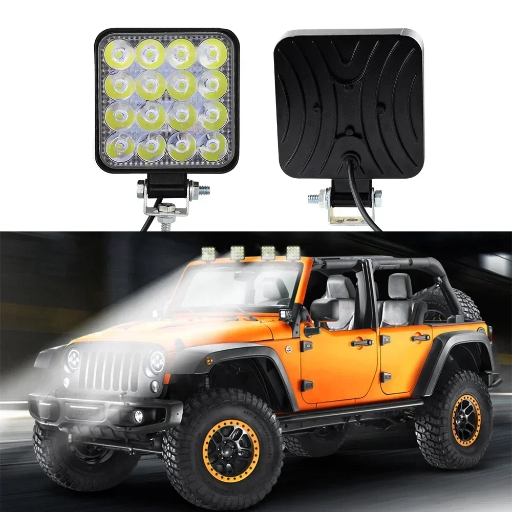 1 Stück 12V LED-Lichtleiste Mini LED-Arbeitsleuchte Offroad-Scheinwerfer für Jeep LKW 4X4 Auto SUV ATV Barra LED-Scheinwerfer