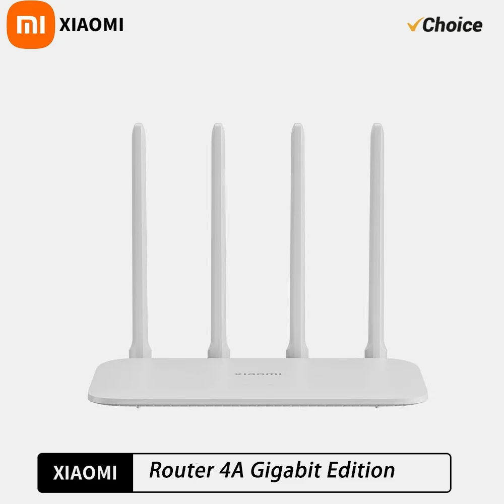 Xiaomi Router 4A Gigabit Edition 2,4GHz 5GHz WLAN 1167Mbps Repeater 128MB DDR3 High-Gain 4 Antennen Netzwerk-Verstärker (CN) Image