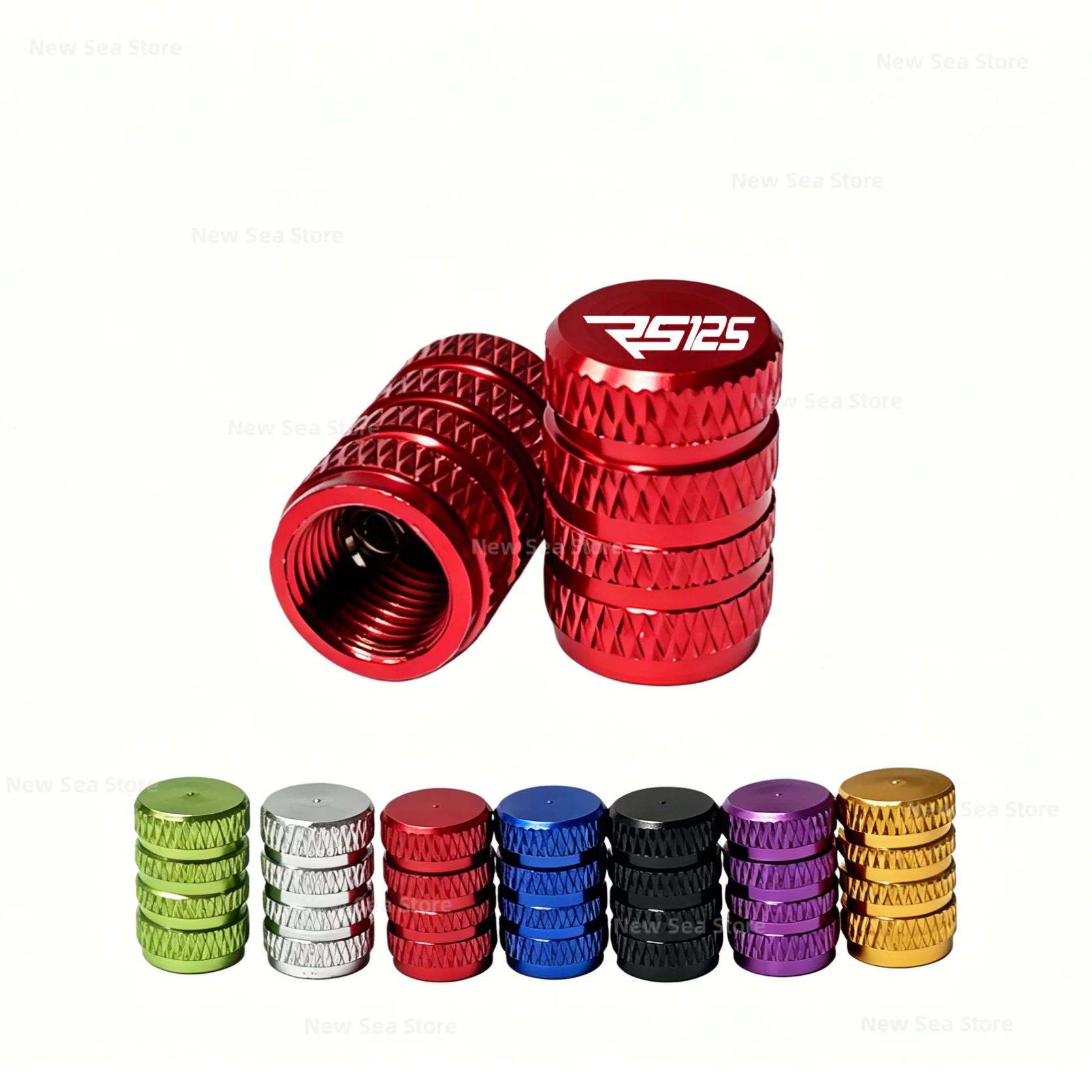 Für Aprilia Aprilia Rs 125 Motorrad CNC Aluminium Zubehör Rad Reifen Ventilkappen Abdeckung Image