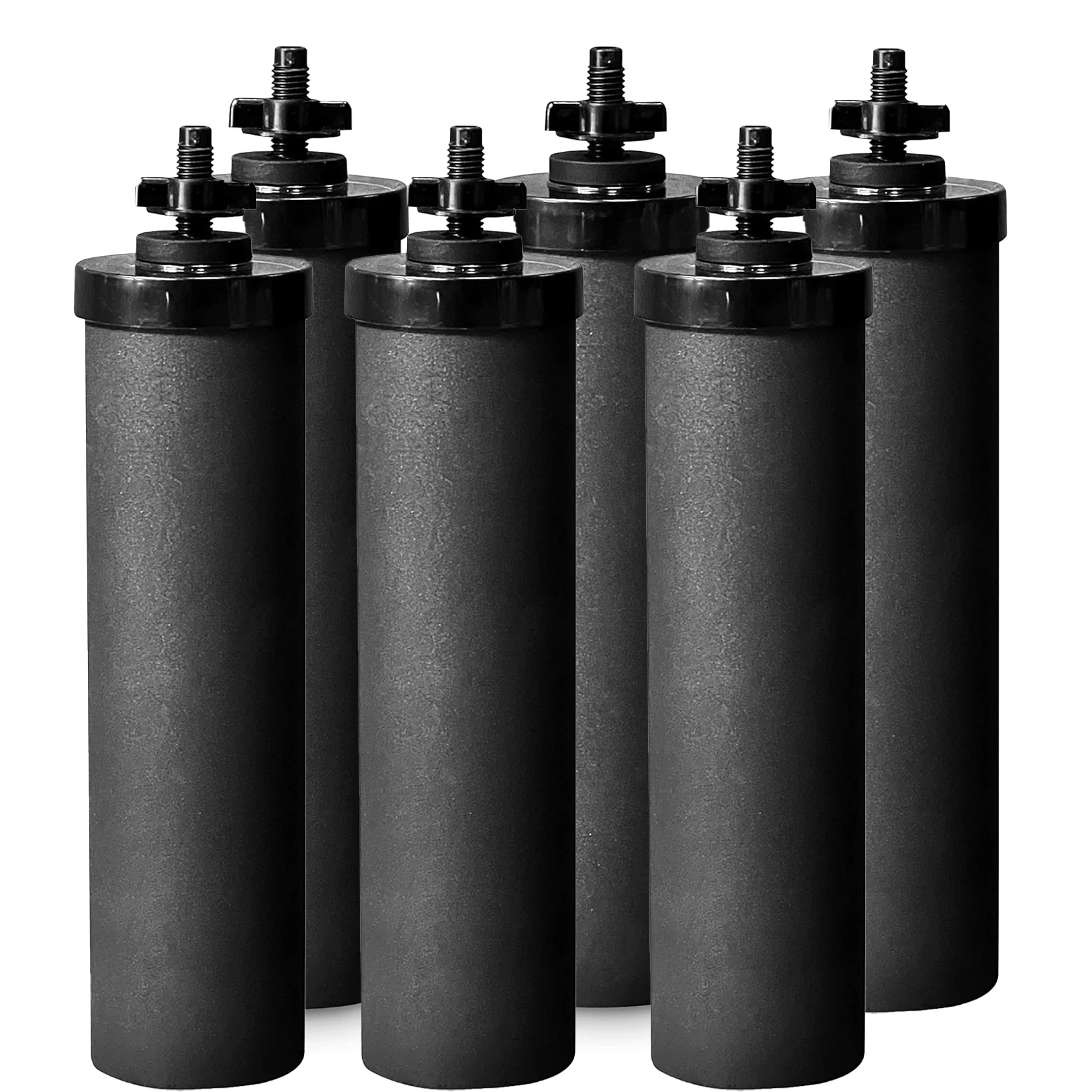 2 Stück Ersatzfilter für Berkey BB9-2 Wasserfilter, passend für Berkey Gravity Wasserfiltersystem, schwarzer Aktivkohlefilter Image