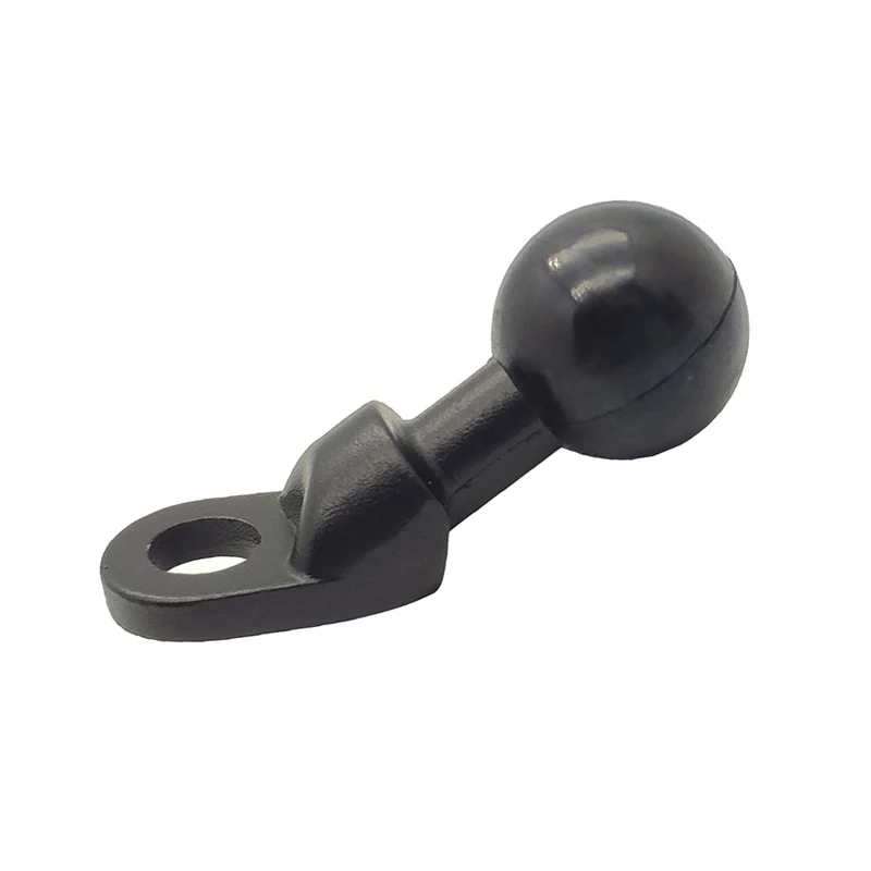 Nstar 10mm Schraubenkopfadapter Kugelhalterung Motorrad-Rückspiegelhalterung Aluminium 1 Zoll abgewinkelter Schraubenkopfadapter für RAM-Halterung Image