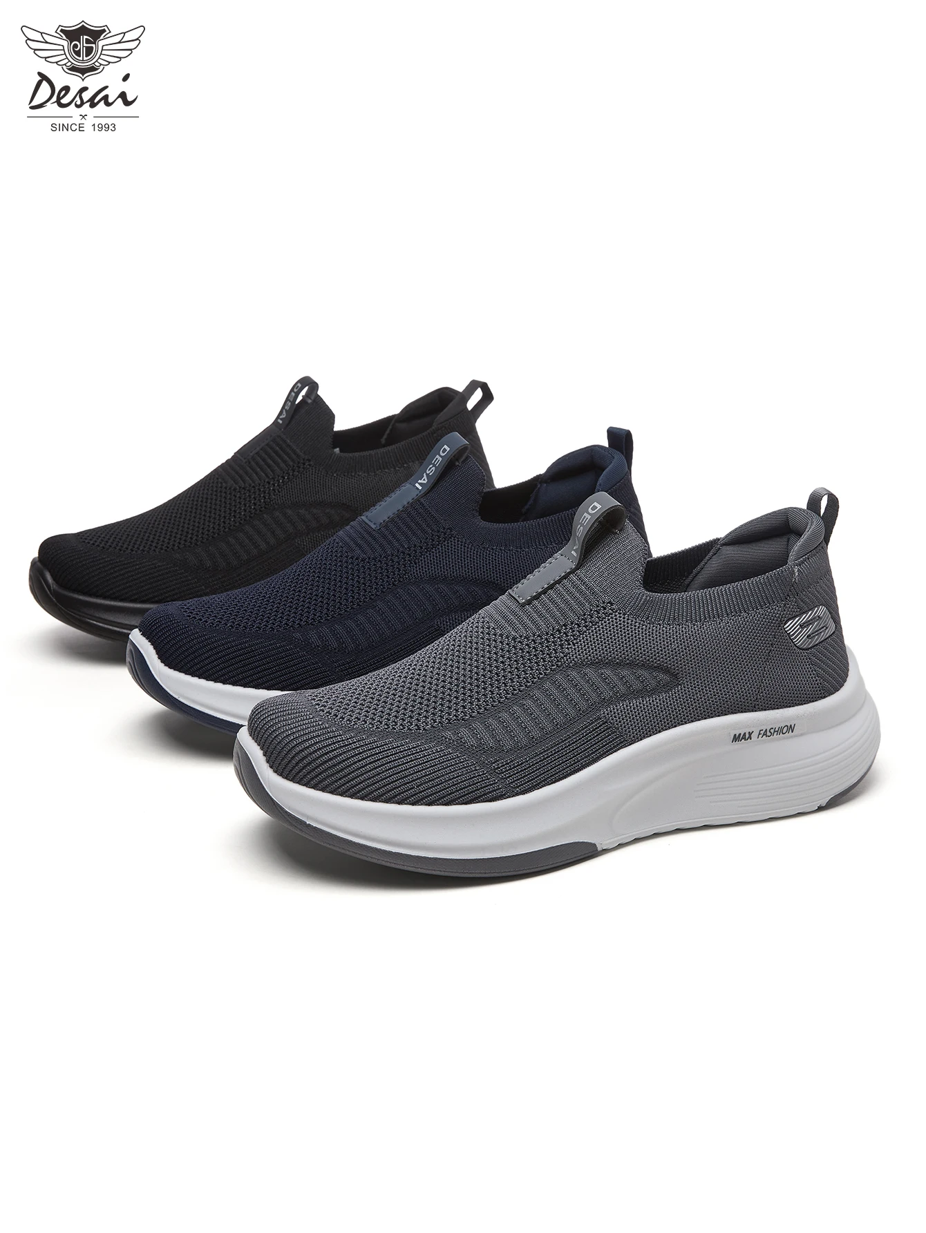 Herren Lazy One-Step Mesh Atmungsaktive Sportschuhe für Freizeitkleidung, Leicht, Vielseitig, Trendig, Bequem und Perfekt für J