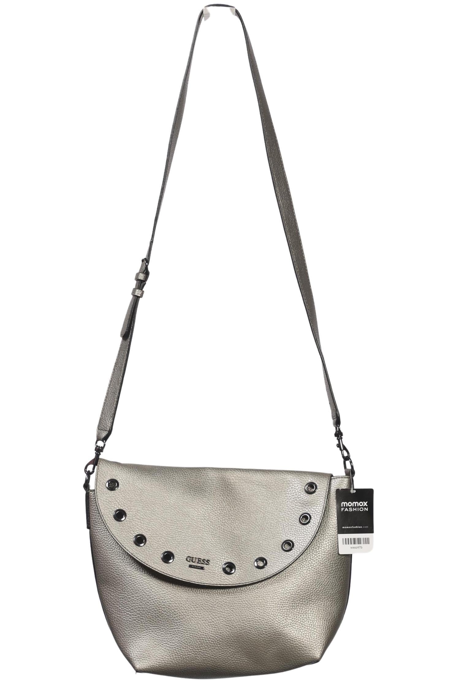 Guess Damen Handtasche gross, Gr. , Silber, kein / Etikett