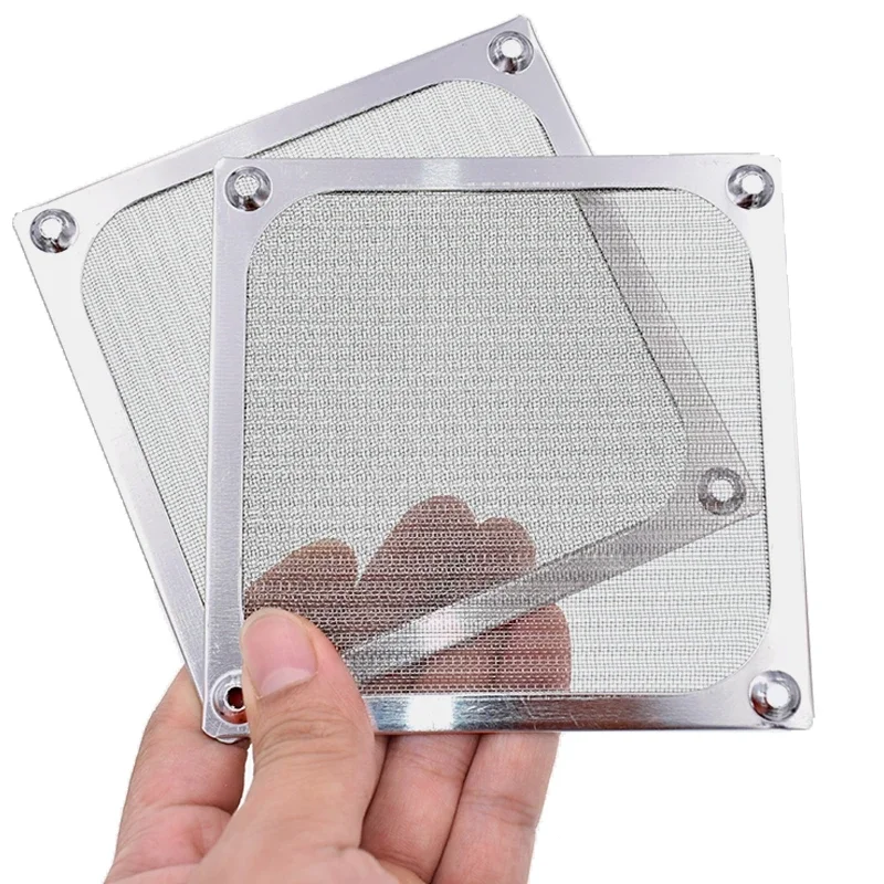 120 mm PC-Computer-Lüfter, kühlend, staubdicht, Staubfiltergehäuse, Aluminium-Grillschutz Image