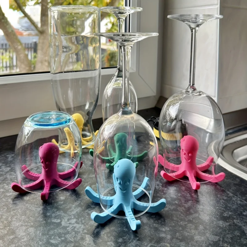 1 Stück Wasserflaschen-Trockengestell, Belüftetes Schnelltrocknendes Design, Platzsparend für Tassen & Becher, Ideal für Küche, Büro & Reisen Image