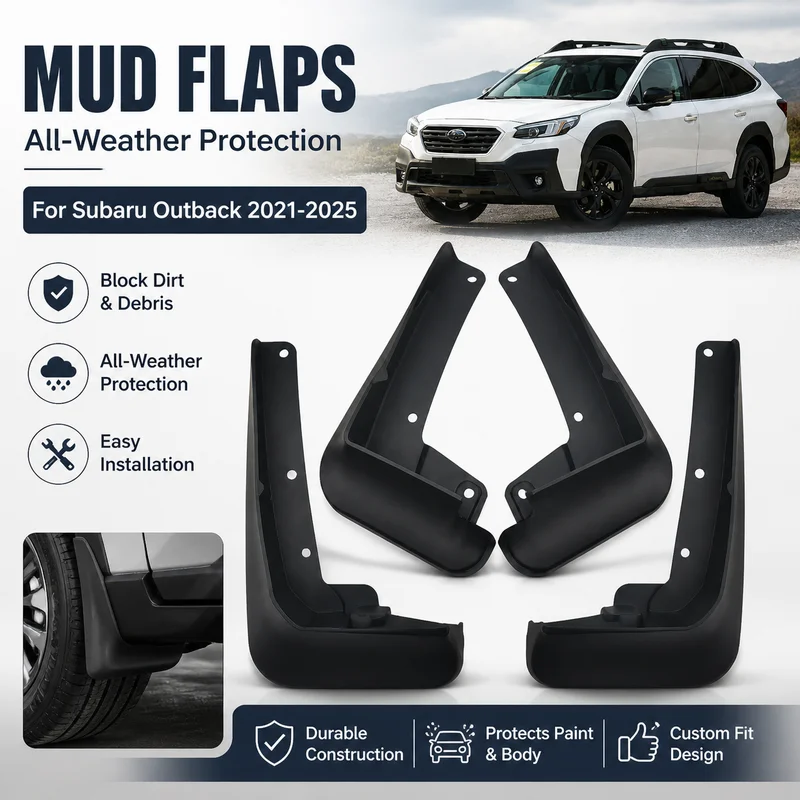 Schmutzfänger für Subaru Outback 2021-2025 Allwetter-Spritzschutz Einfache Montage Vordere und Hintere Position, Vordere Position Image