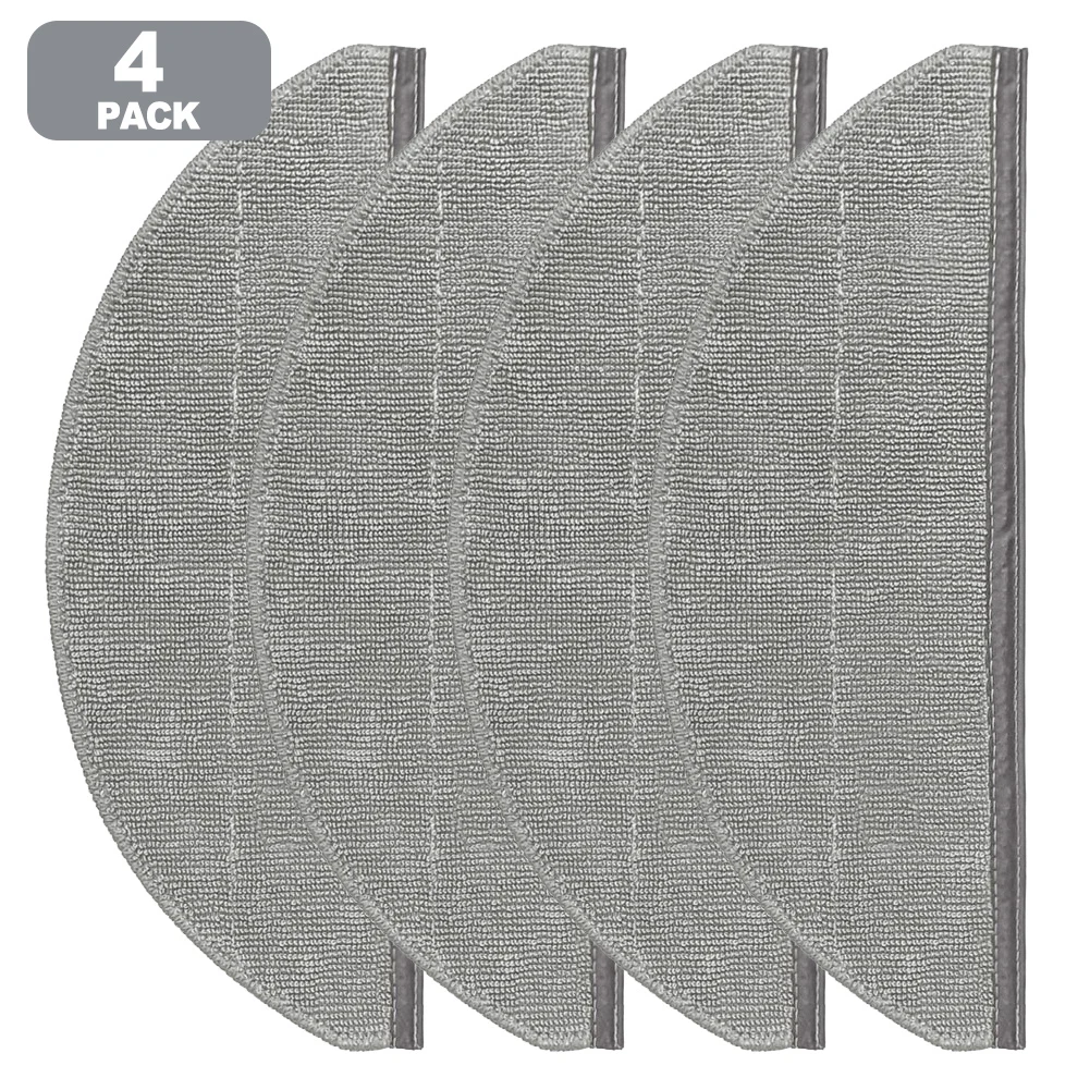 4er-Pack für Roborock Q10 X-5+ Q10P Q8 Max Pro Wischtuch, Mikrofaser-Ersatzpads für Staubsauger Image
