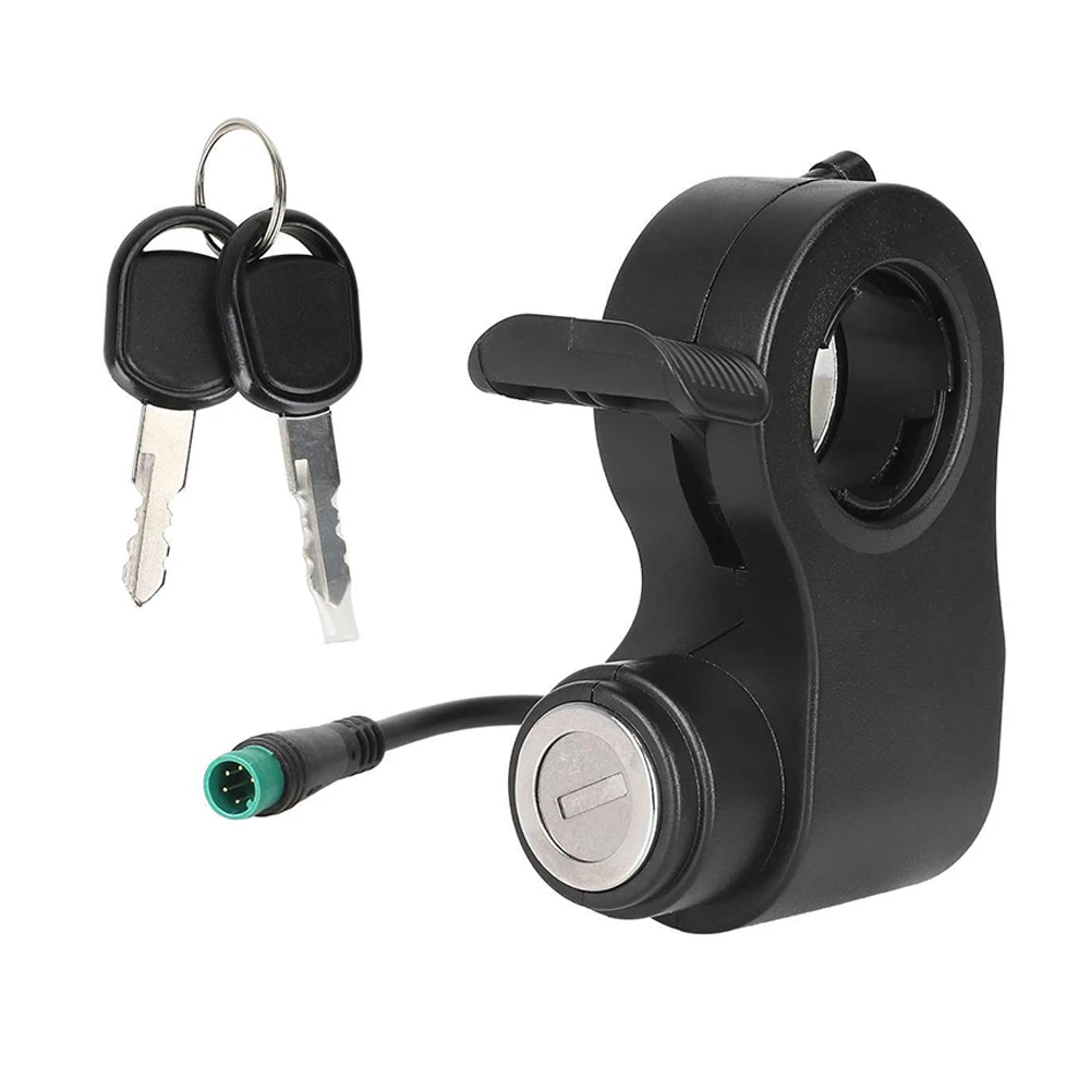 E-Scooter-Schloss mit Schlüsseln, Elektroroller-Schloss, E-Scooter-Gashebel für Kukirin G2 Pro & G2 Max Image