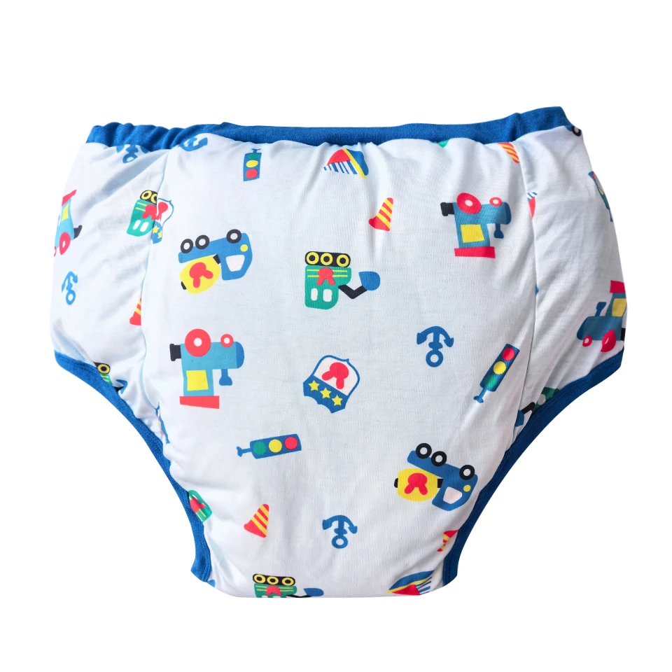 Wiederverwendbare Windelhöschen für Erwachsene, Töpfchentrainingshosen für Jungen und Mädchen, ökologische Stoffwindel, waschbare Toilettenwindel für Erwachsene, Baumwollwindel Image