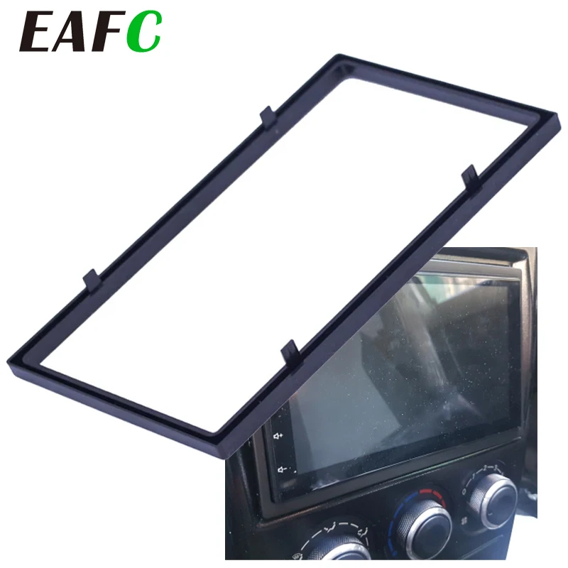 EAFC Universal Auto Stereo Radio Panel Platte Rahmen 2 Din 100 MM/3,94 Zoll Radio Rahmen Fascia Ersatzteile auto Innen Image