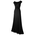 LONG / MAXI DRESS (12, BLACK)