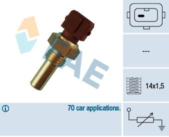 FAE Sensor, Kühlmitteltemperatur 32270 für BMW STANDARD AUTOMOBILE LAND ROVER Image