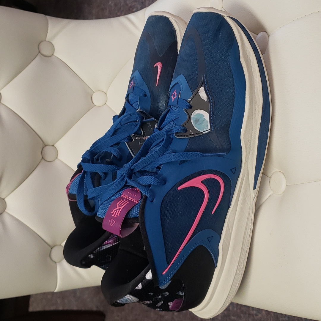 Nike Shoes | Men's Nike Kyrie Low 5 | Color: Blue/Pink | Size: 12