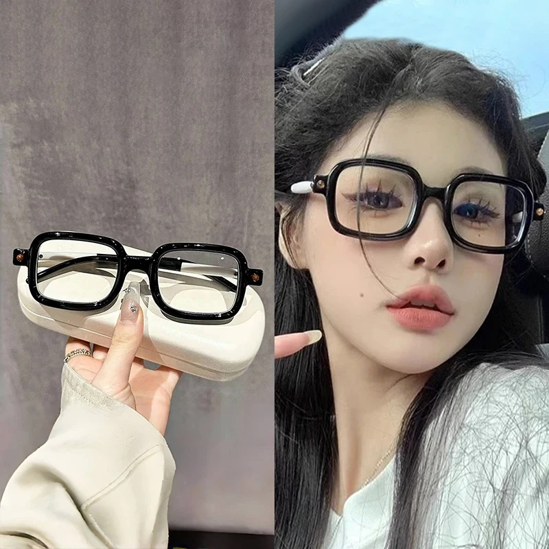 【Schön】 Anti-Blaulicht-Lesebrille für Damen und Herren, modische Vintage-Brille, Presbyopie, Hyperopie, weibliche Lesebrille Image