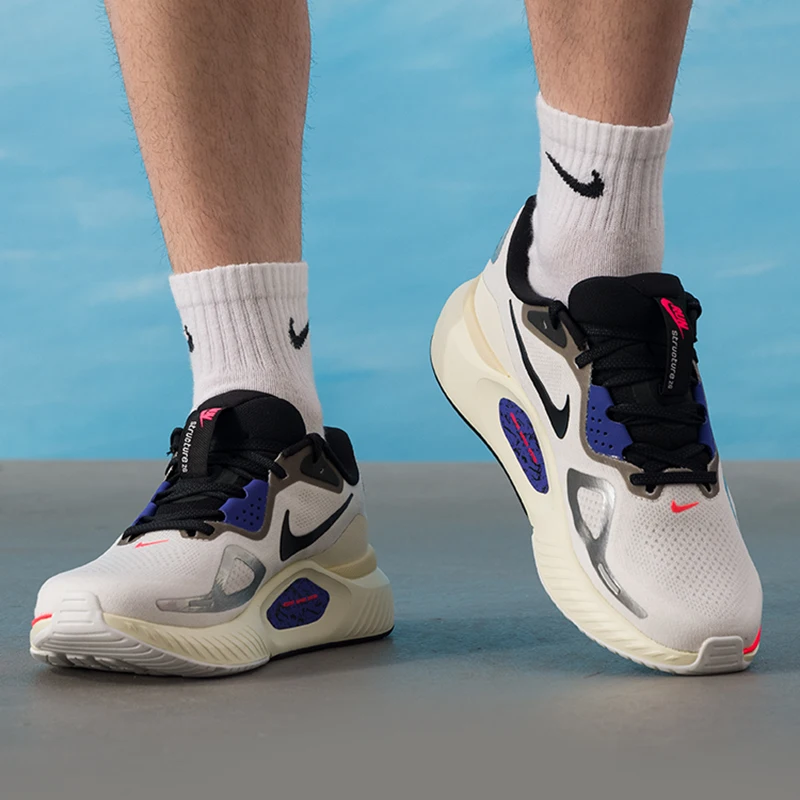 Nike Structure 26 Herren-Sportschuhe, atmungsaktive und bequeme Fitness-Trainingsschuhe, dämpfende und verschleißfeste Laufschuhe Im6777-121