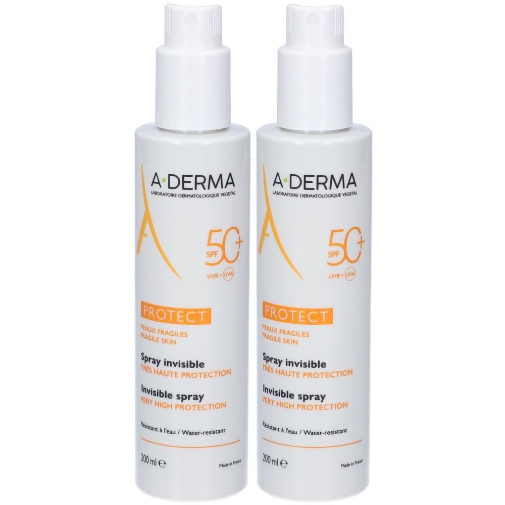 A-Derma Protect Spray Invisibile SPF50+ 2x200 ml
