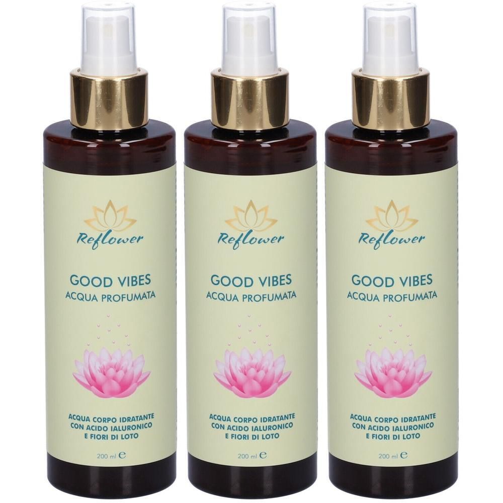 Reflower Good Vibes Acqua Profumata Idratante 3x200 ml
