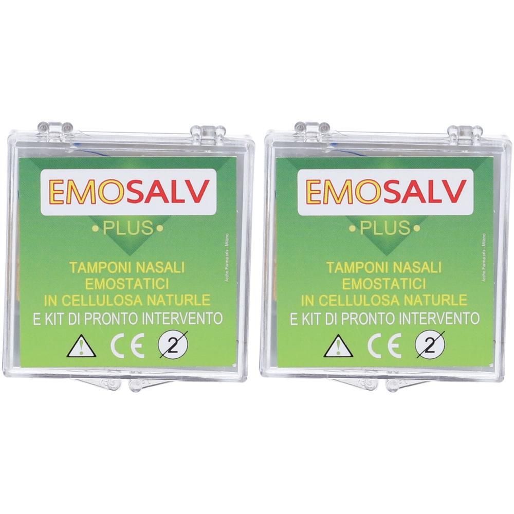 Kit Tampone Naso Emosalv Plus 2x1 St
