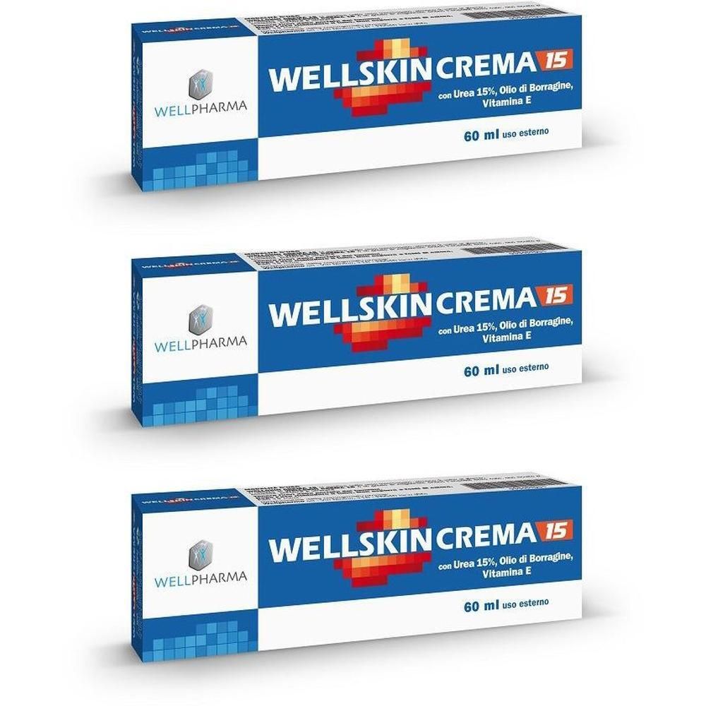 Wellskin Crema 15 60 Ml 3x60 ml